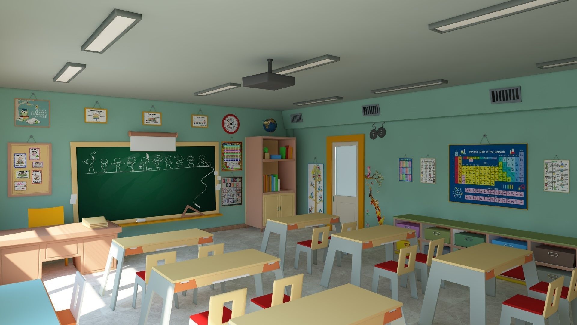 Lessons class school d mydoc letters. Модель классной комнаты в начальной школе. 3d классная комната. Лучший цвет для классной комнаты. Учебный класс 3d модель.